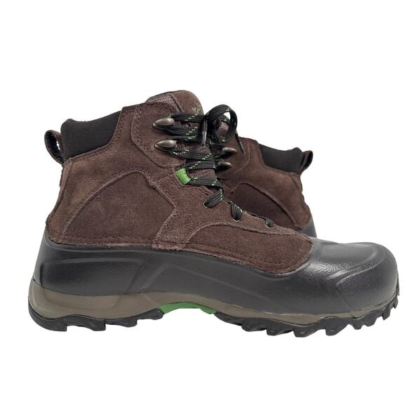The North Face Snowfuse Winter Boots Men's Size 12 Brown Waterproof Suede - Picture 4 of 11